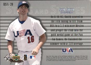 2003 Upper Deck Finite - Stars and Stripes #USA-20 Seth Smith Back