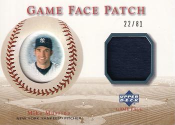 2003 Upper Deck Game Face - Game Face Patch #GP-MM Mike Mussina Front