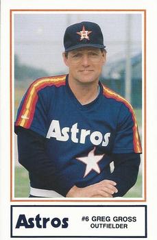 1989 Lennox Houston Astros #2 Greg Gross Front