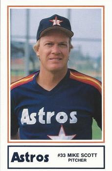 1989 Lennox Houston Astros #4 Mike Scott Front