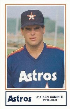 1989 Lennox Houston Astros #21 Ken Caminiti Front