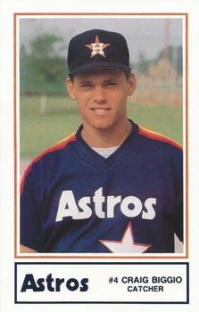 1989 Lennox Houston Astros #24 Craig Biggio Front