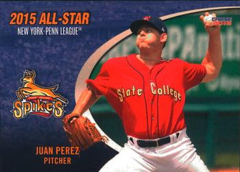 2015 Choice New York-Penn League All-Stars #13 Juan Perez Front