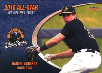 2015 Choice New York-Penn League All-Stars #25 Daniel Arribas Front