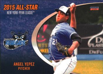 2015 Choice New York-Penn League All-Stars #45 Angel Yepez Front