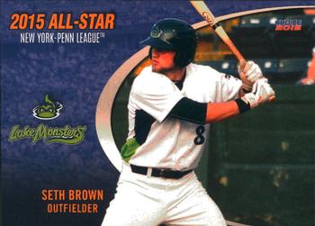 2015 Choice New York-Penn League All-Stars #56 Seth Brown Front