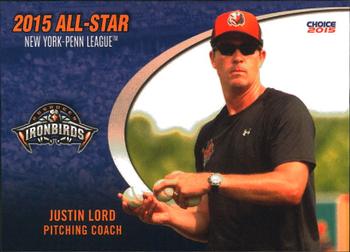 2015 Choice New York-Penn League All-Stars #58 Justin Lord Front
