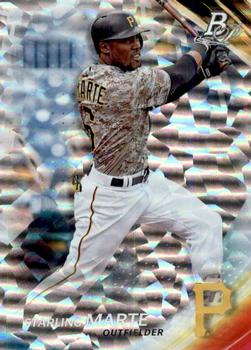 2017 Bowman Platinum - Ice #16 Starling Marte Front