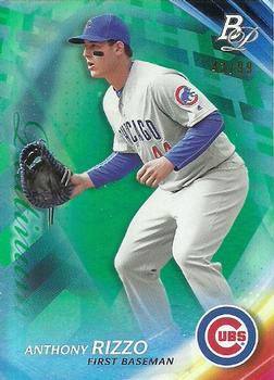 2017 Bowman Platinum - Green #20 Anthony Rizzo Front