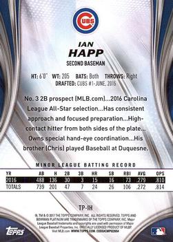 2017 Bowman Platinum - Top Prospects #TP-IH Ian Happ Back