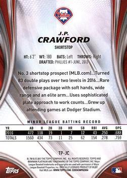 2017 Bowman Platinum - Top Prospects Ice #TP-JC J.P. Crawford Back