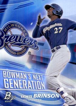 2017 Bowman Platinum - Bowman's Next Generation #BNG-LB Lewis Brinson Front