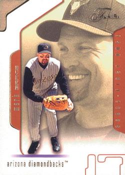 2002 Flair #12 Mark Grace Front
