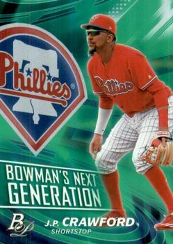 2017 Bowman Platinum - Bowman's Next Generation Green #BNG-JC J.P. Crawford Front