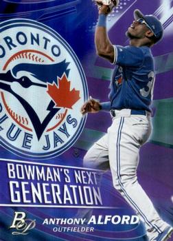 2017 Bowman Platinum - Bowman's Next Generation Purple #BNG-AA Anthony Alford Front