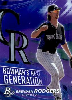 2017 Bowman Platinum - Bowman's Next Generation Purple #BNG-BR Brendan Rodgers Front
