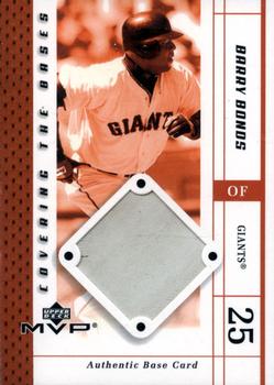 2003 Upper Deck MVP - Covering the Bases #CB-BB Barry Bonds Front