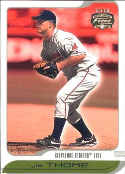 2002 Fleer Focus Jersey Edition #3 Jim Thome Front