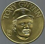 1990 Bandai Sport Star Collector Coins #NNO Tony Gwynn Front