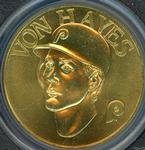 1990 Bandai Sport Star Collector Coins #NNO Von Hayes Front