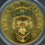 1990 Bandai Sport Star Collector Coins #NNO Howard Johnson Front
