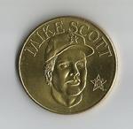 1990 Bandai Sport Star Collector Coins #NNO Mike Scott Front