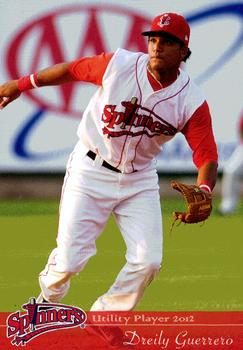 2012 Grandstand Lowell Spinners #NNO Dreily Guerrero Front