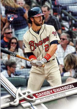 2017 Topps - Factory Set Bonus: Rookie Image Variation #87 Dansby Swanson Front