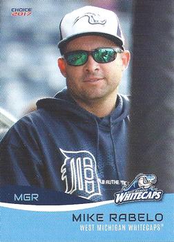 2017 Choice West Michigan Whitecaps #26 Mike Rabelo Front