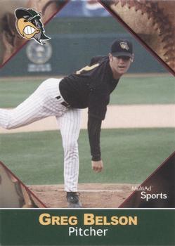2001 Multi-Ad South Bend Silver Hawks #2 Greg Belson Front
