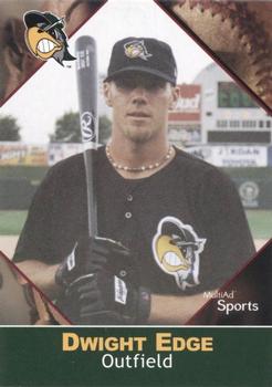 2001 Multi-Ad South Bend Silver Hawks #6 Dwight Edge Front