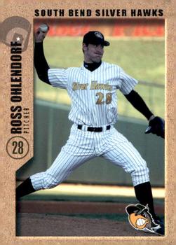 2005 Grandstand South Bend Silver Hawks #NNO Ross Ohlendorf Front
