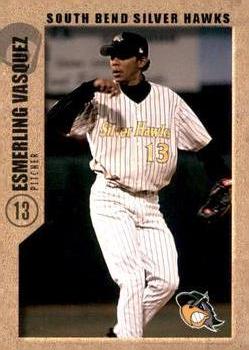 2005 Grandstand South Bend Silver Hawks #NNO Esmerling Vasquez Front