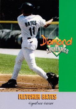 2000 Diamond Authentics Autographs - Base Set (unsigned) #1 Fletcher Bates Front