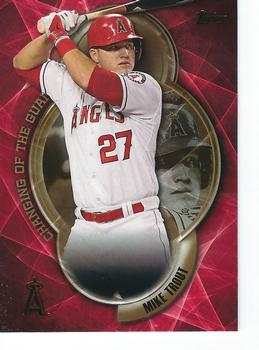 2016 Topps - Changing of the Guard Gold #CTG-1 Mike Trout Front