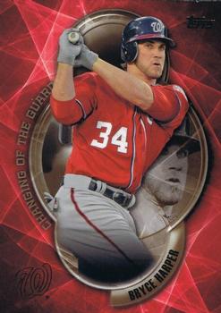 2016 Topps - Changing of the Guard Gold #CTG-3 Bryce Harper Front