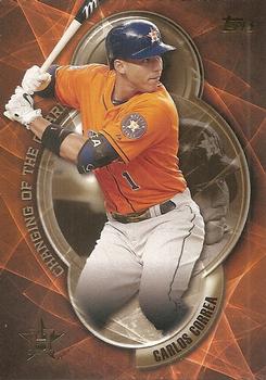 2016 Topps - Changing of the Guard Gold #CTG-5 Carlos Correa Front
