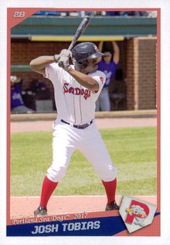 2017 Grandstand Portland Sea Dogs #NNO Josh Tobias Front