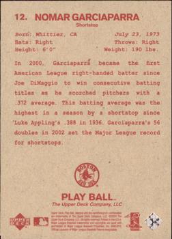 2003 Upper Deck Play Ball - Red Backs #12 Nomar Garciaparra Back