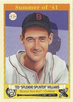 2003 Upper Deck Play Ball - Red Backs #74 Ted Williams Front