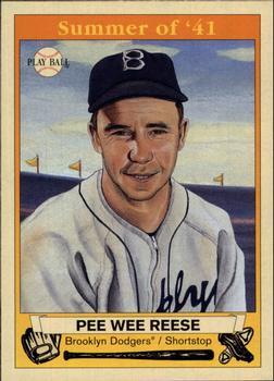 2003 Upper Deck Play Ball - Red Backs #79 Pee Wee Reese Front