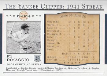 2003 Upper Deck Play Ball - Yankee Clipper 1941 Streak #S-38 Joe DiMaggio Front