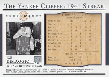 2003 Upper Deck Play Ball - Yankee Clipper 1941 Streak #S-44 Joe DiMaggio Front