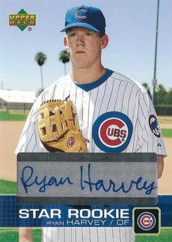 2003 Upper Deck Prospect Premieres - Autographs #P70 Ryan Harvey Front