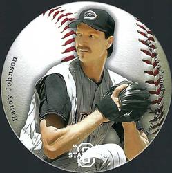 2003 Upper Deck Standing O! - Die Cuts #S-5 Randy Johnson Front