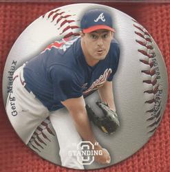 2003 Upper Deck Standing O! - Die Cuts #S-8 Greg Maddux Front