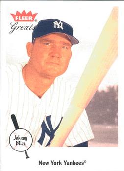 2002 Fleer Greats of the Game #12 Johnny Mize Front