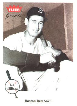 2002 Fleer Greats of the Game #9 Ted Williams Front