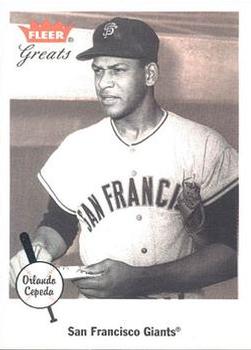 2002 Fleer Greats of the Game #11 Orlando Cepeda Front