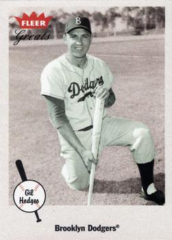 2002 Fleer Greats of the Game #43 Gil Hodges Front